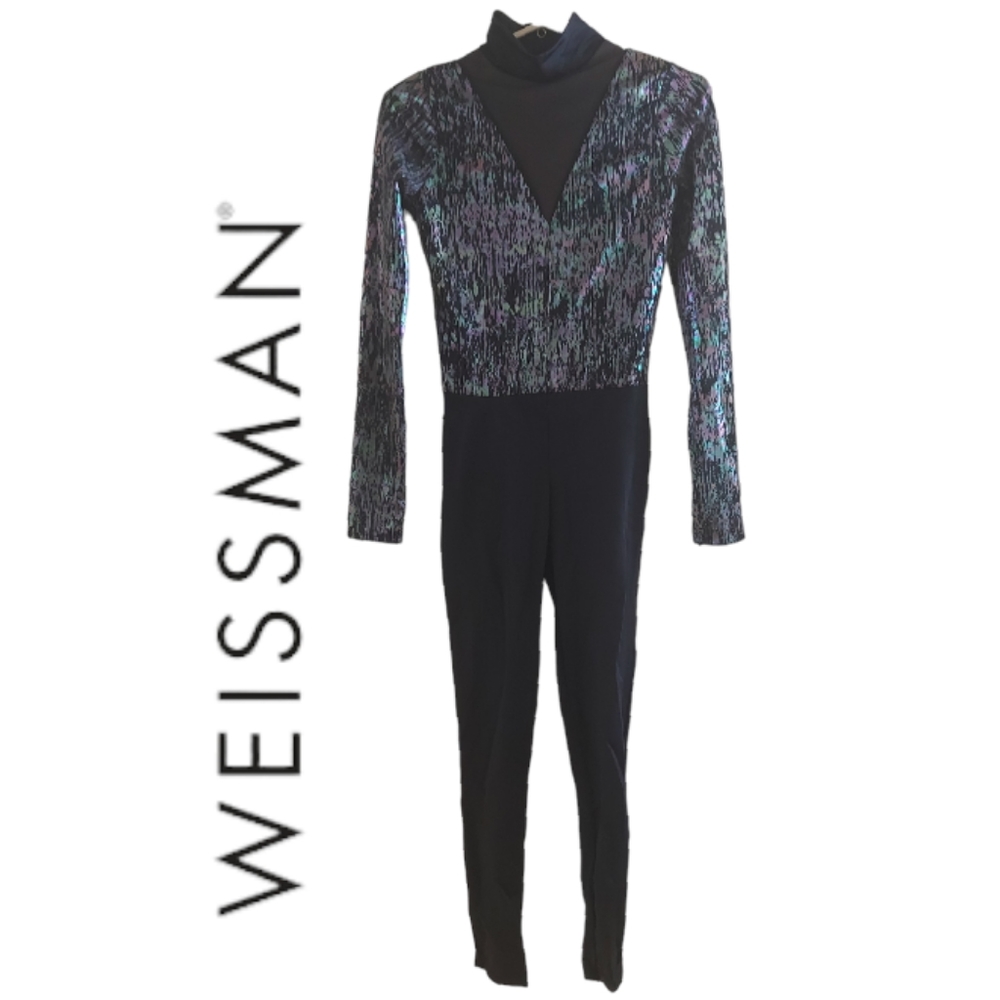 Weissman Holographic Dance Outfit